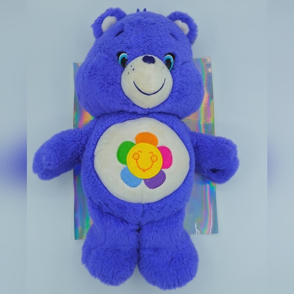 Care Bears 2014 Purple Harmony Bear Plush - Picture 3 of 6
